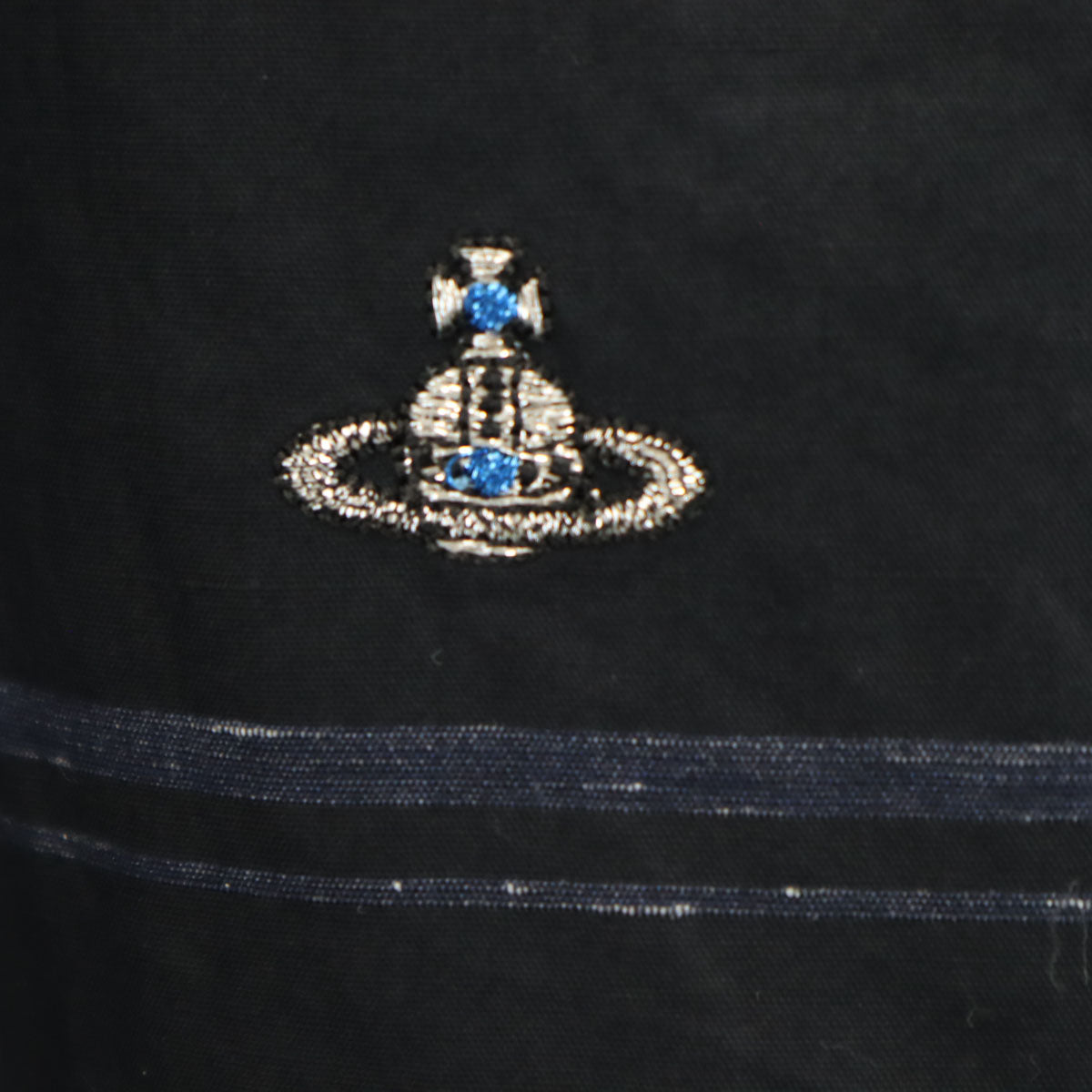 Vivienne WestwoodMAN ヴィヴィアンウエストウッドマン 日本製 チェック柄 半袖 ネクタイ シャツ 48 ブラック メンズ