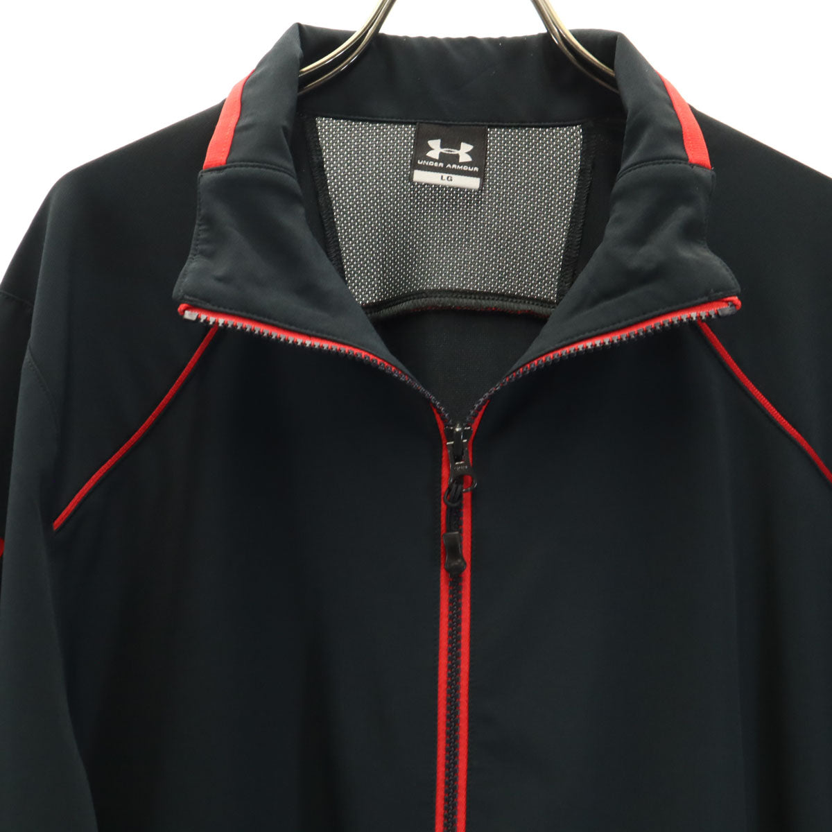 UNDER ARMOUR アンダーアーマー 長袖 ジャージジャケット 上下 セットアップ L ブラック メンズ