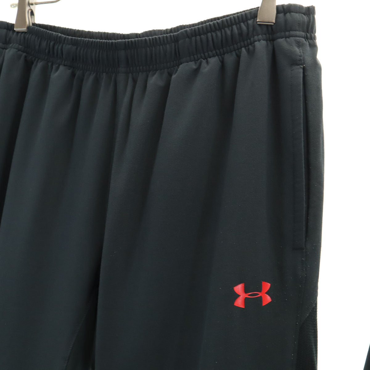 UNDER ARMOUR アンダーアーマー 長袖 ジャージジャケット 上下 セットアップ L ブラック メンズ