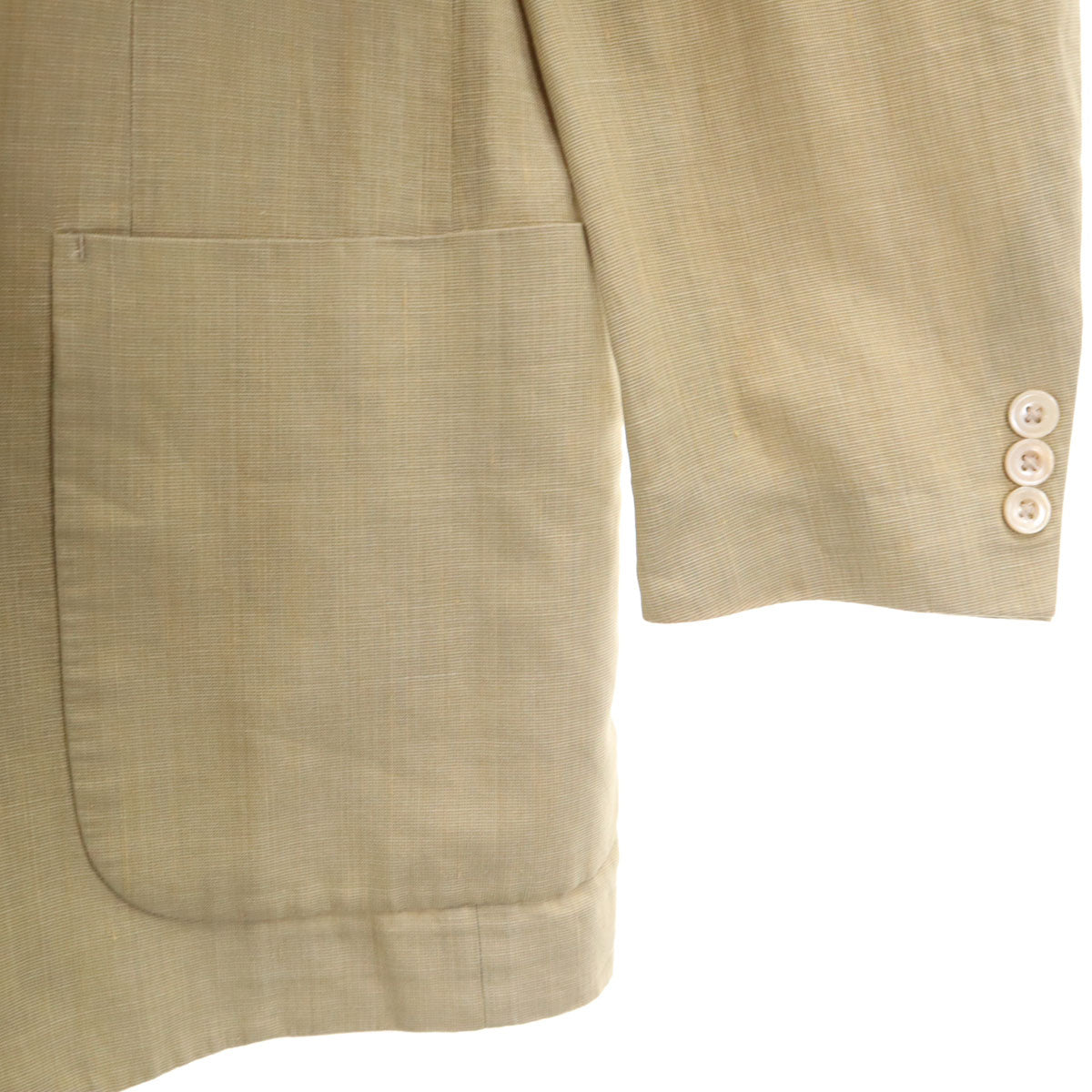 BURBERRY LONDON バーバリーロンドン 日本製 パンツスーツ 上下 セットアップ M ベージュ系 三陽商会 メンズ