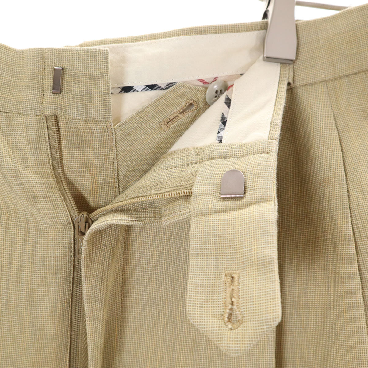 BURBERRY LONDON バーバリーロンドン 日本製 パンツスーツ 上下 セットアップ M ベージュ系 三陽商会 メンズ
