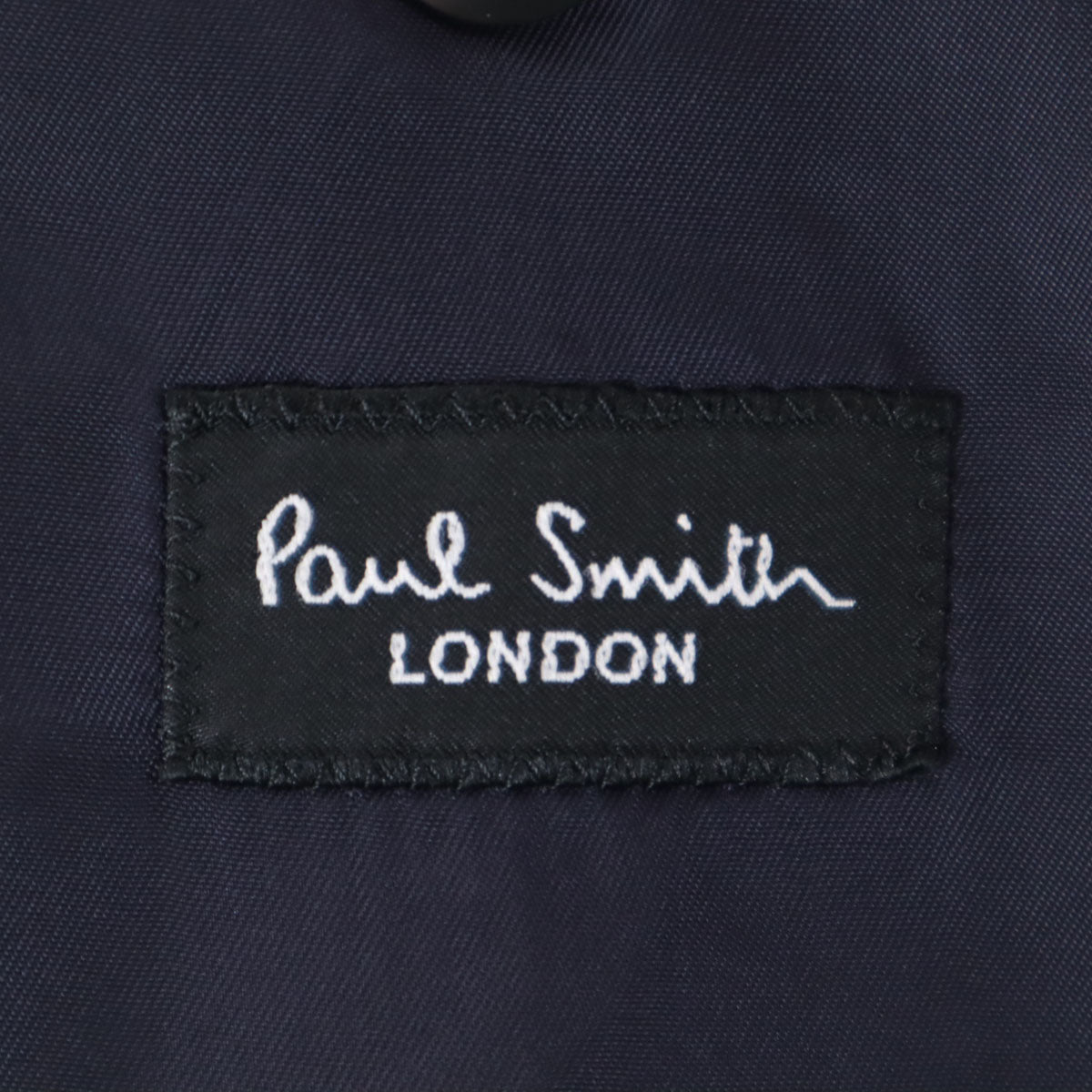 Paul Smith LONDON ポールスミスロンドン 日本製 ストライプ パンツスーツ 上下 セットアップ ネイビー系 メンズ