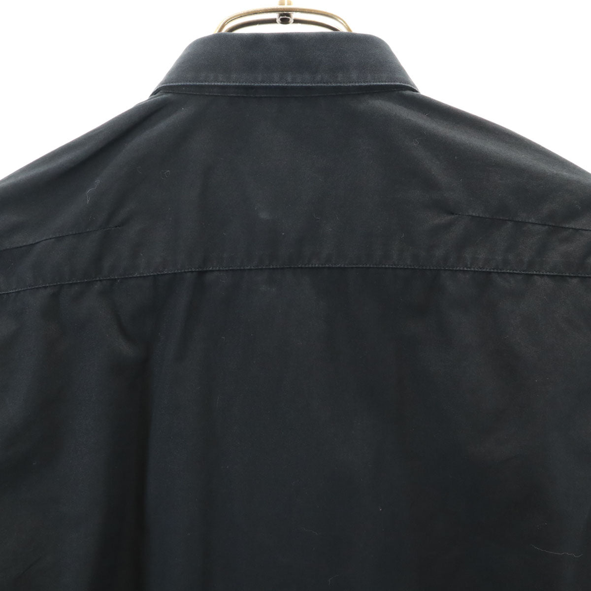 Dior ディオール イタリア製 長袖 比翼 シャツ 36 ブラック レディース