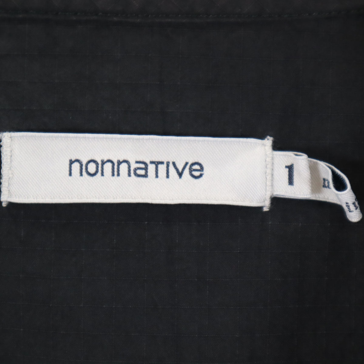 nonnative ノンネイティブ 日本製 TROOPER フーデッド ジャケット 1 ブラック系 リップストップ メンズ