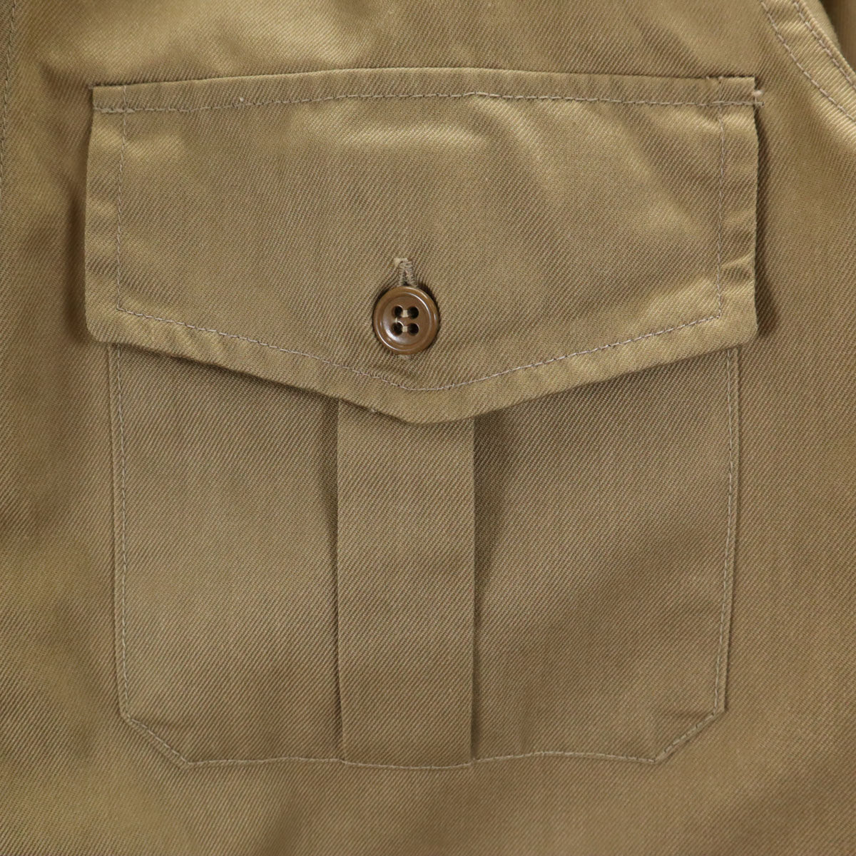 AQUATEX イギリス軍 長袖 ミリタリーシャツ ベージュ メンズ