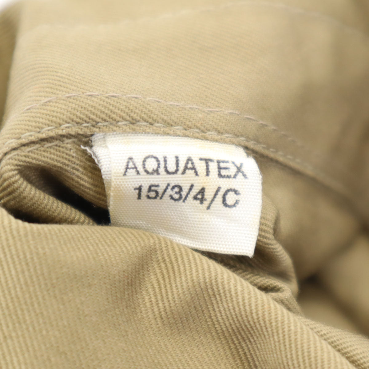 AQUATEX イギリス軍 長袖 ミリタリーシャツ ベージュ メンズ