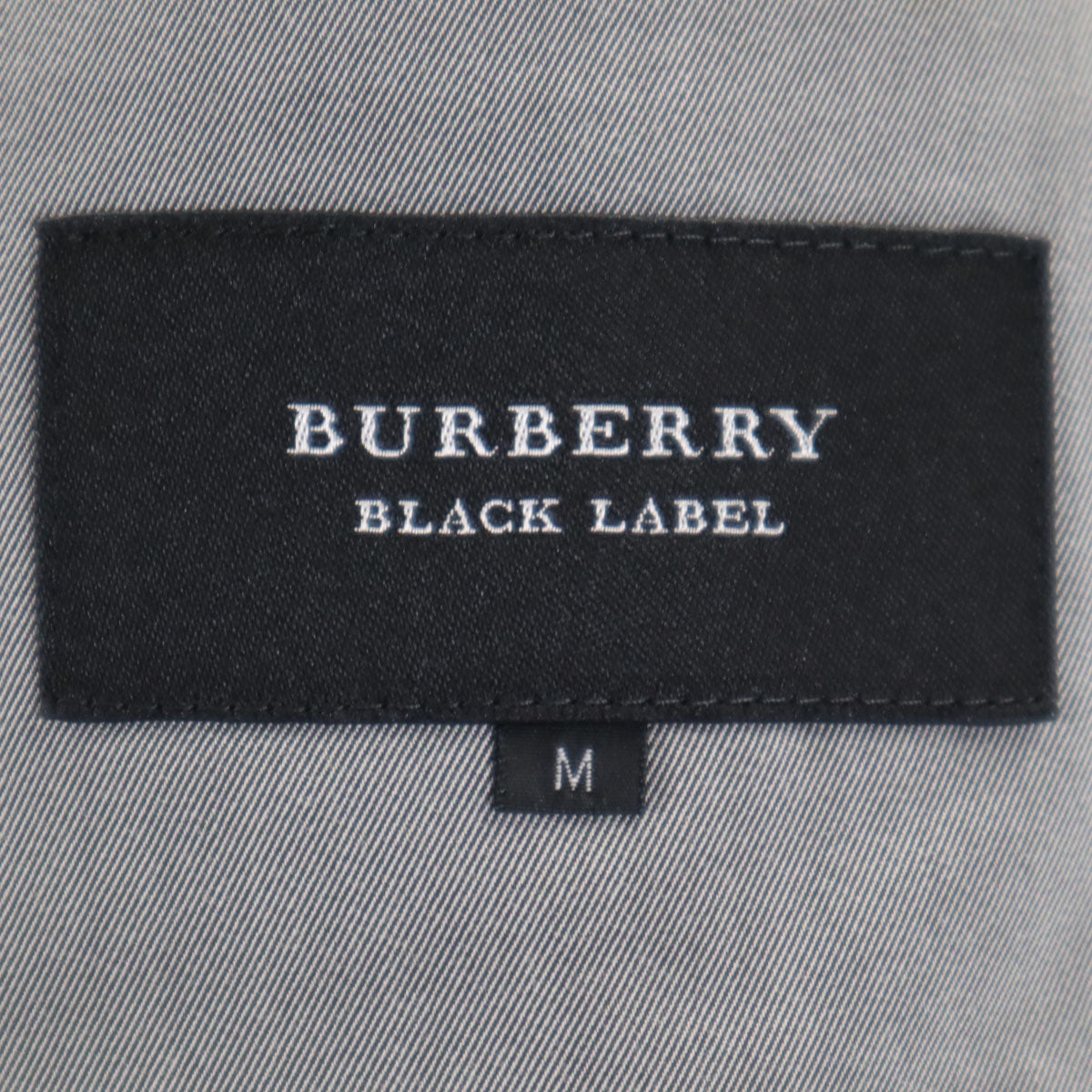 BURBERRY BLACK LABEL バーバリーブラックレーベル テーラードジャケット M グレー 三陽商会 メンズ