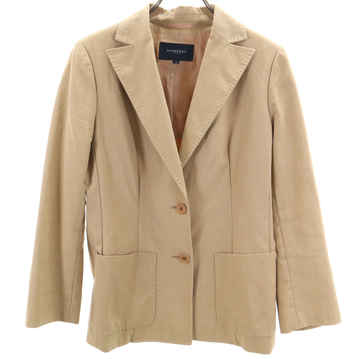 BURBERRY LONDON バーバリーロンドン テーラードジャケット 42 ベージュ 三陽商会 レディース
