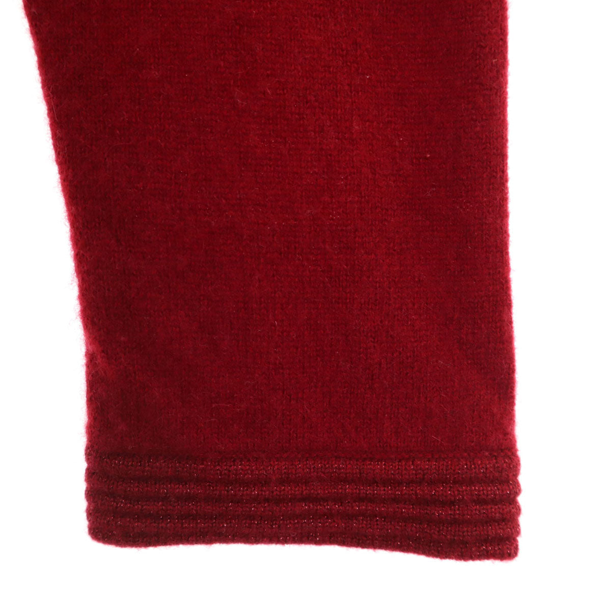 BURBERRY LONDON バーバリーロンドン カシミヤ100％ 長袖 ボートネック セーター 1 レッド系 三陽商会 ニット レディース