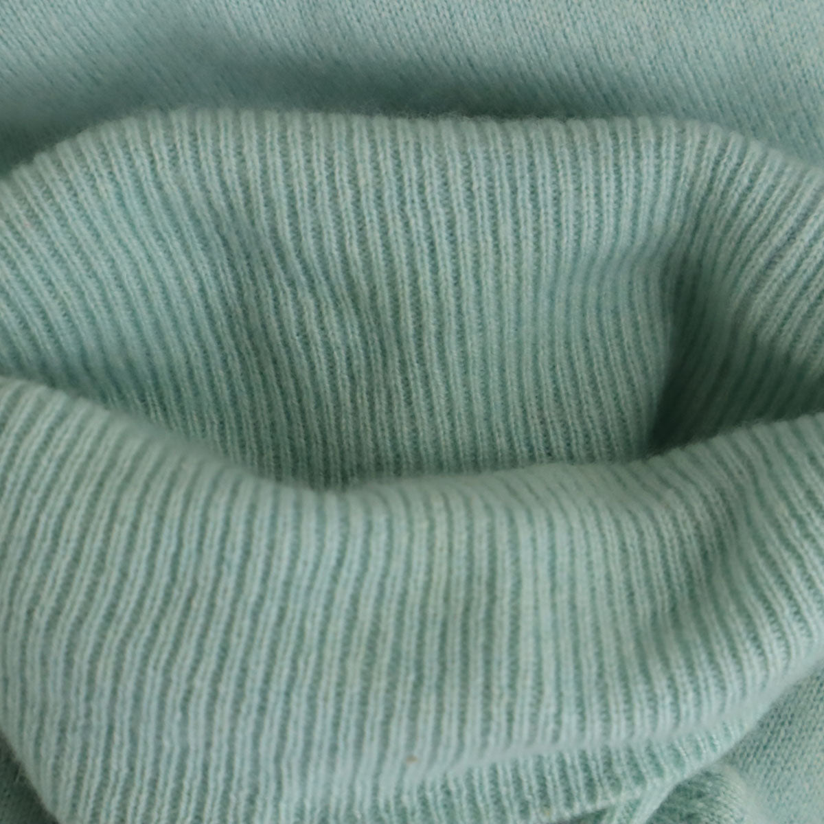 LANVIN COLLECTION ランバン コレクション カシミヤ100％ 長袖 タートルネック セーター 38 ミント系 ニット レディース