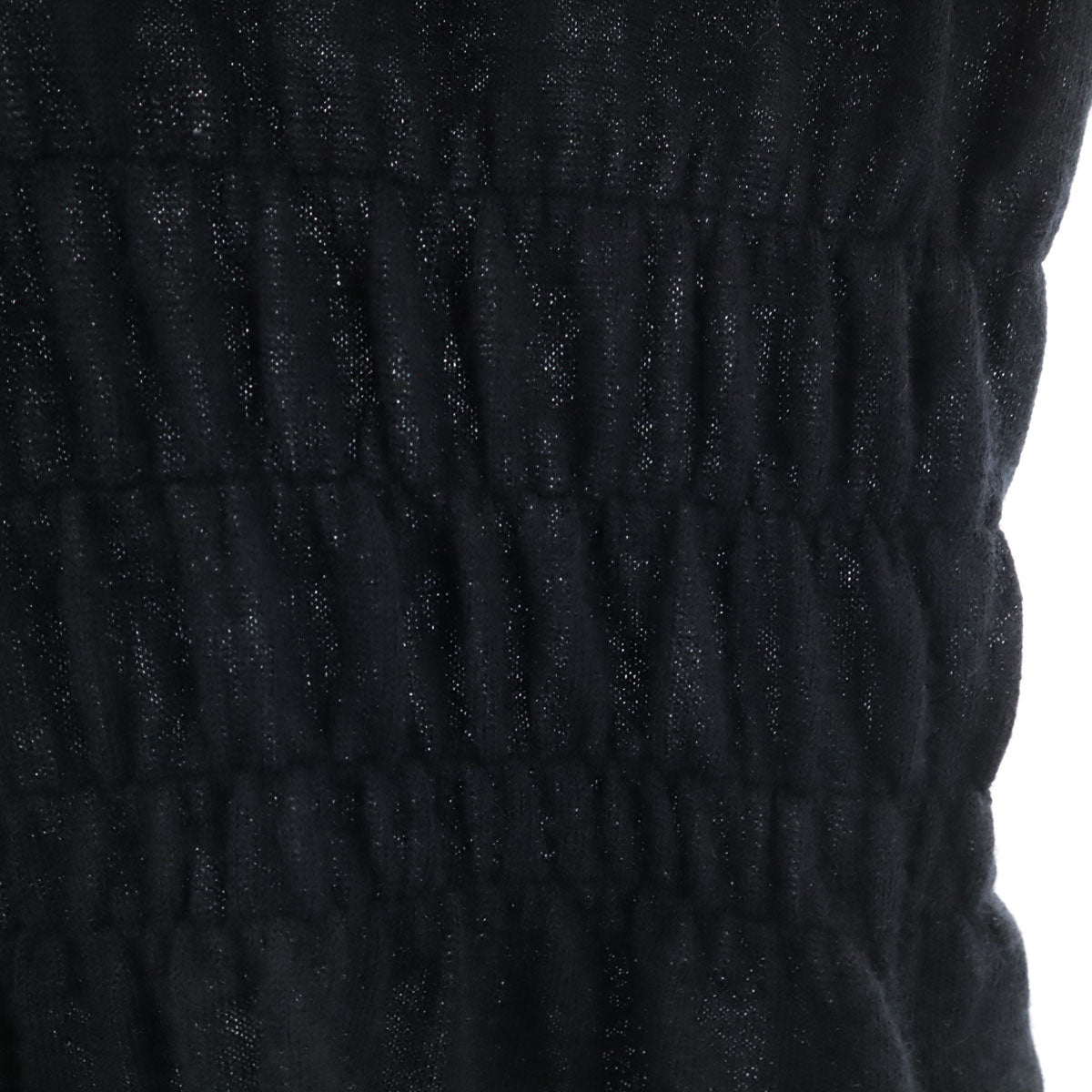 GUCCI グッチ カシミア ノースリーブ ニット M ブラック レディース