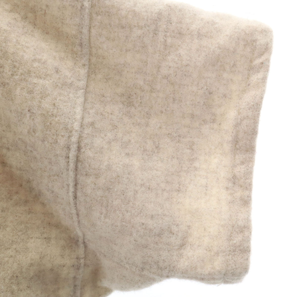 Waverley Woollen Mills 80s 90s オールド 半袖 ハーフボタン ウールシャツ アイボリー系 メンズ