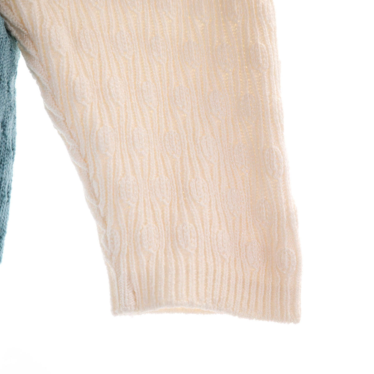 Mame Kurogouchi マメ クロゴウチ 日本製 半袖 ニット 1 ホワイト系 レディース