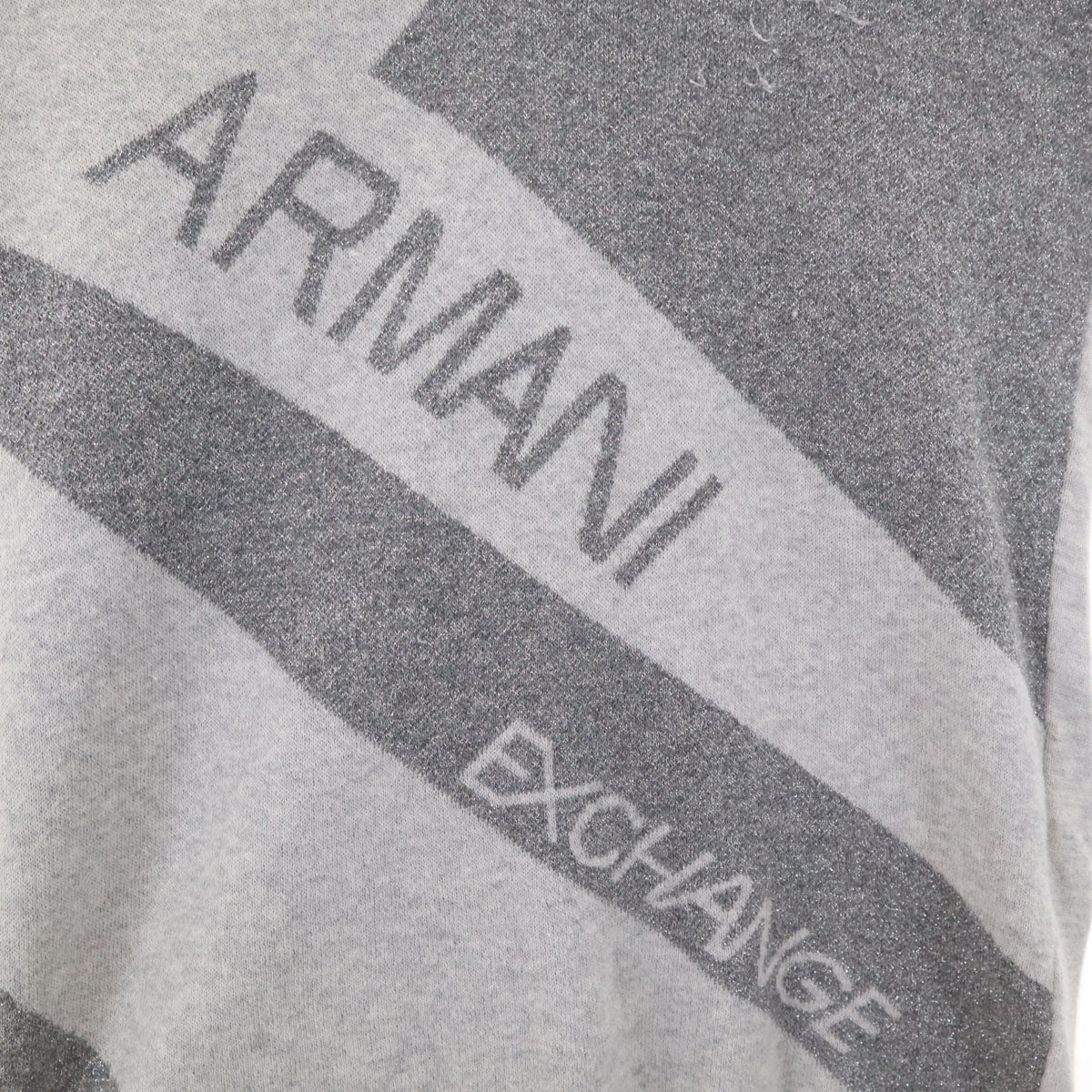 ARMANI EXCHANGE アルマーニエクスチェンジ 半袖 ニット M グレー系 レディース