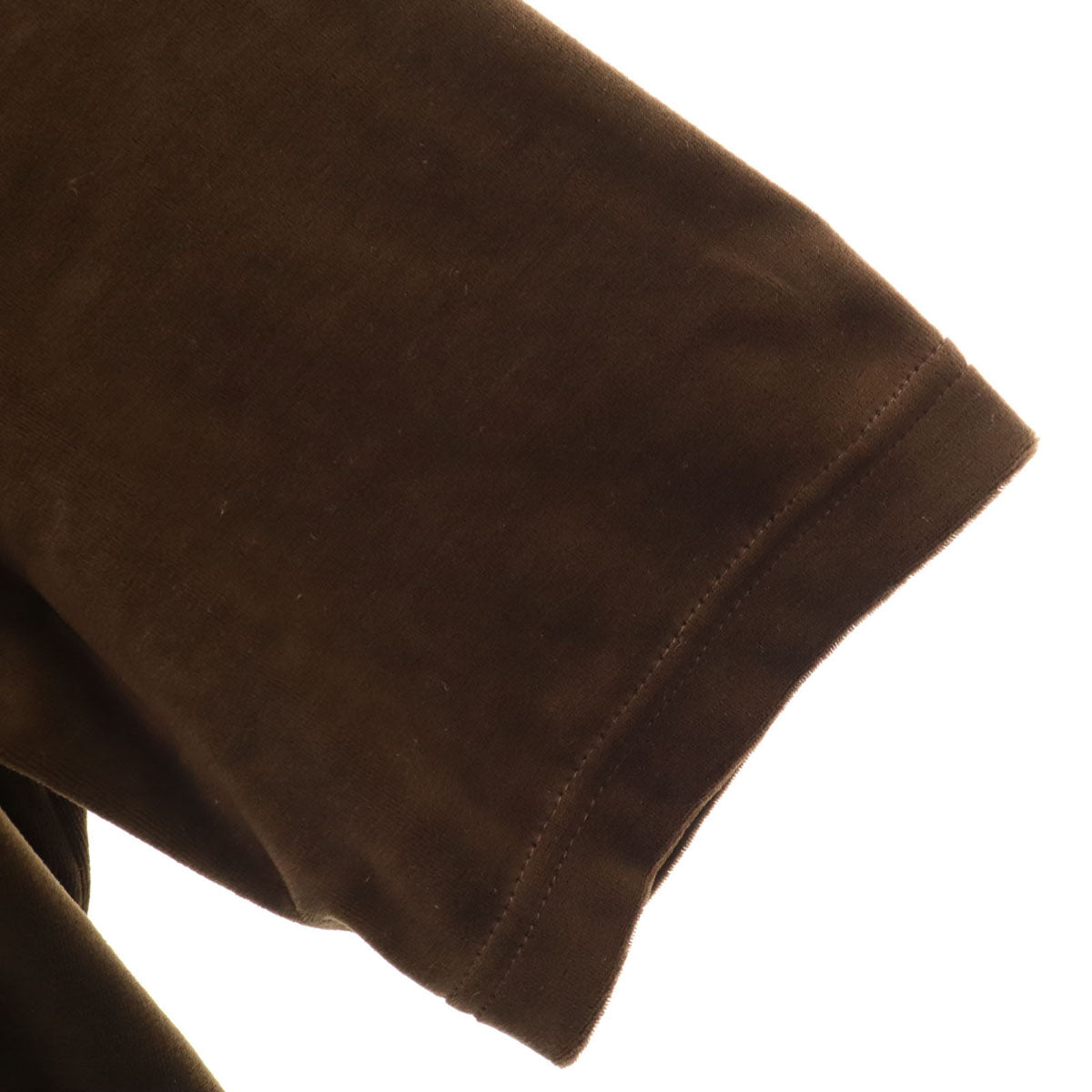 FOXEY フォクシー 日本製 半袖 ベロア Tシャツ ブラウン系 RABBITS レディース