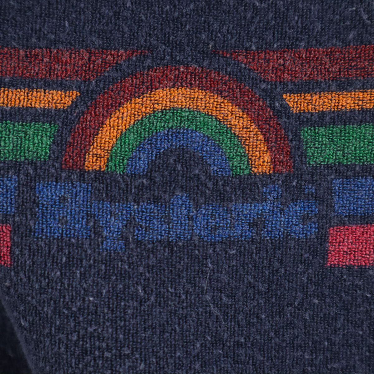 HYSTERIC ヒステリック 日本製 長袖 Vネック パイル地 ポロシャツ F ネイビー ヒステリックグラマー レディース