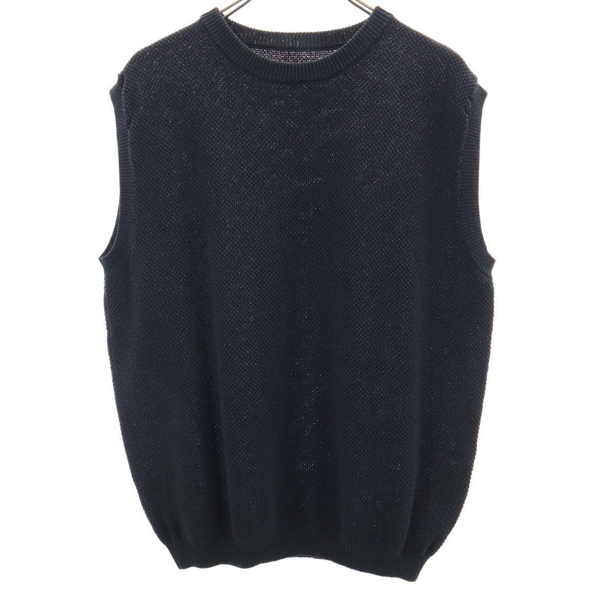 SOPHNET. ソフネット 日本製 ニットベスト M ブラック メンズ