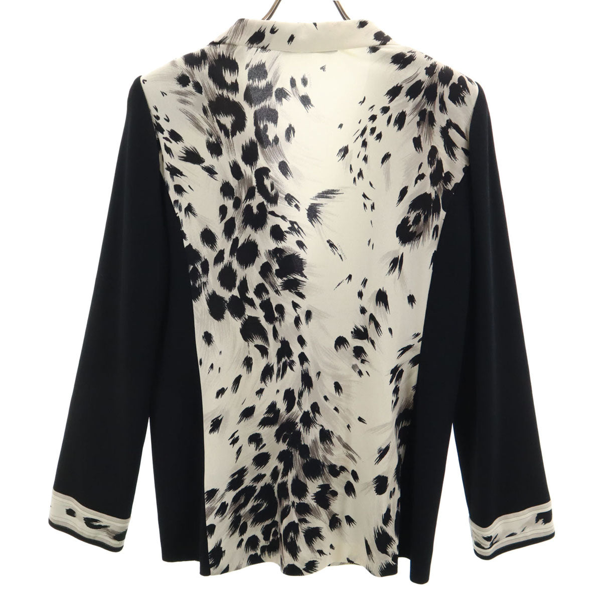 LEONARD レオナール 日本製 総柄 ジャケット 42 アイボリー レディース