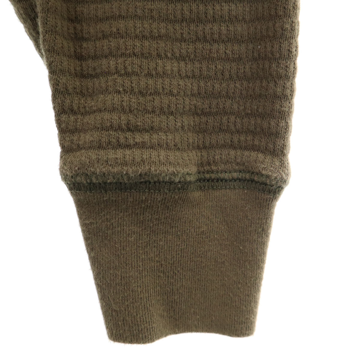 NEIGHBORHOOD ネイバーフッド 日本製 長袖 ワッフル Tシャツ S オリーブ系 ロンT メンズ