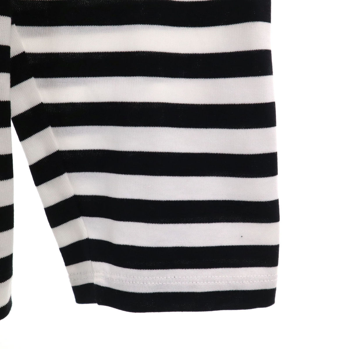 AUBERGE オーベルジュ Brilla per il gusto ブリッラ ペル イル グースト 別注 日本製 ボーダー柄 長袖 Tシャツ 44 ホワイト ロンT メンズ