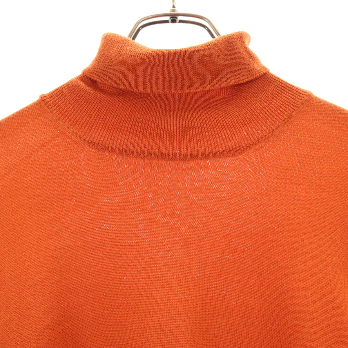 Gran Sasso グランサッソ イタリア製 長袖 タートルネック セーター 46 オレンジ ニット メンズ
