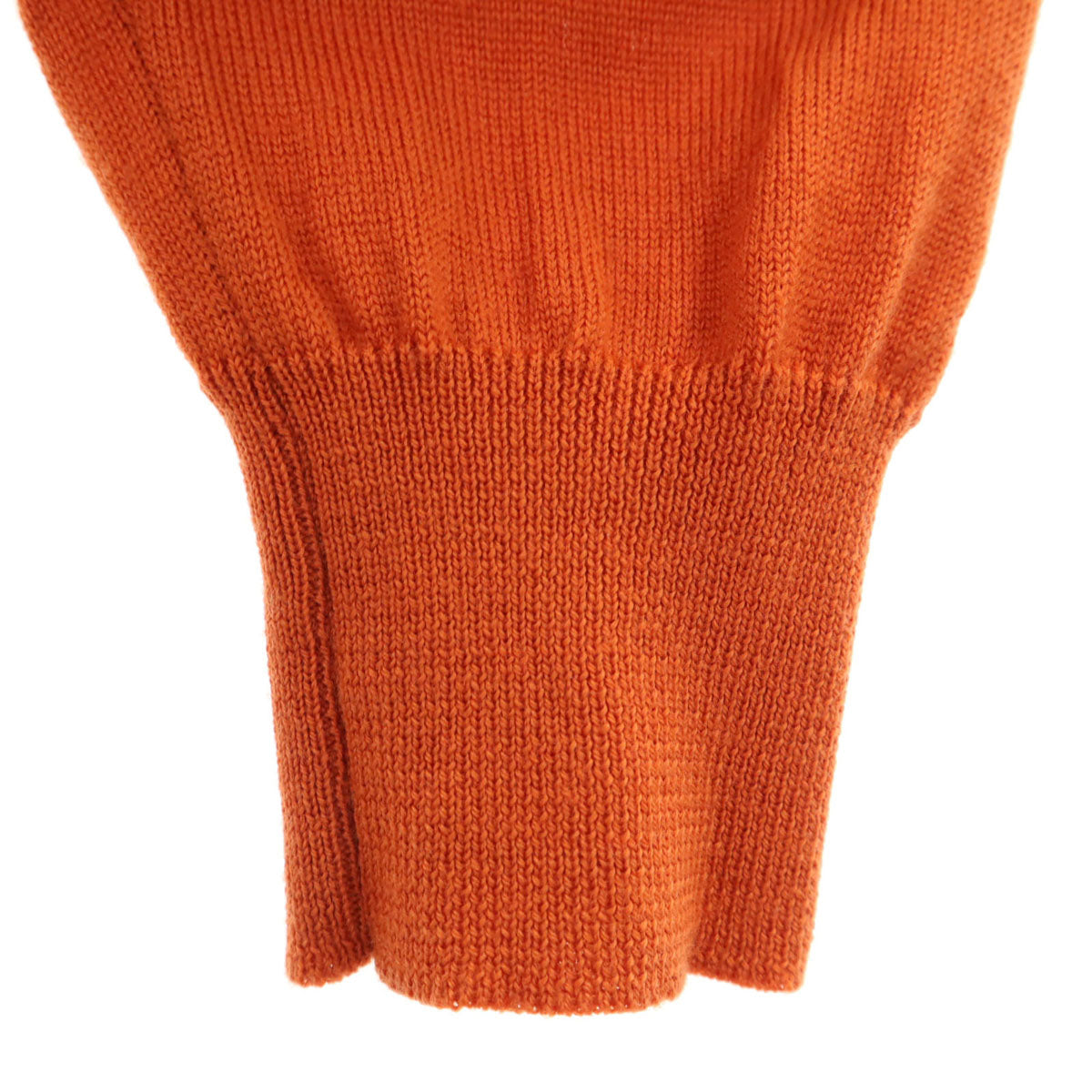 Gran Sasso グランサッソ イタリア製 長袖 タートルネック セーター 46 オレンジ ニット メンズ