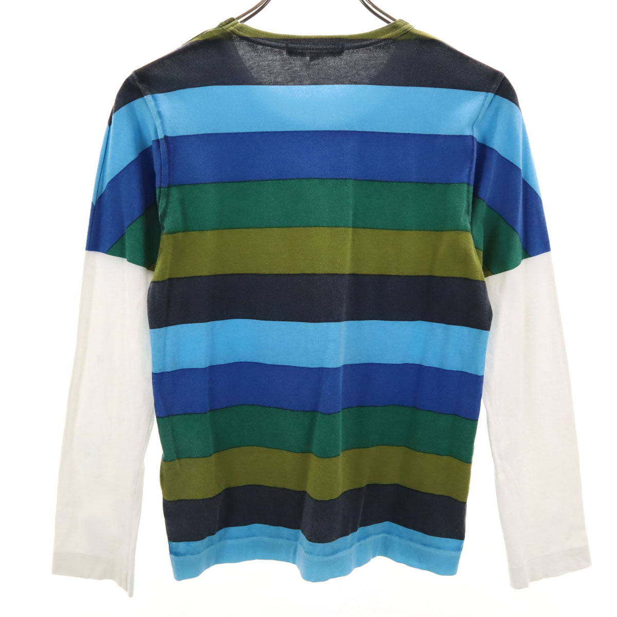 COMME des GARCONS コムデギャルソン 日本製 ボーダー柄 長袖 Tシャツ S マルチ ロンT レディース