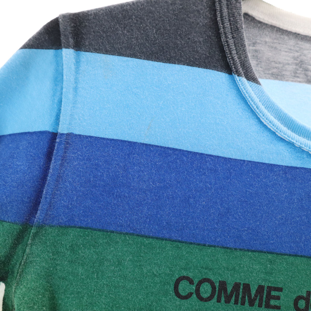 COMME des GARCONS コムデギャルソン 日本製 ボーダー柄 長袖 Tシャツ S マルチ ロンT レディース