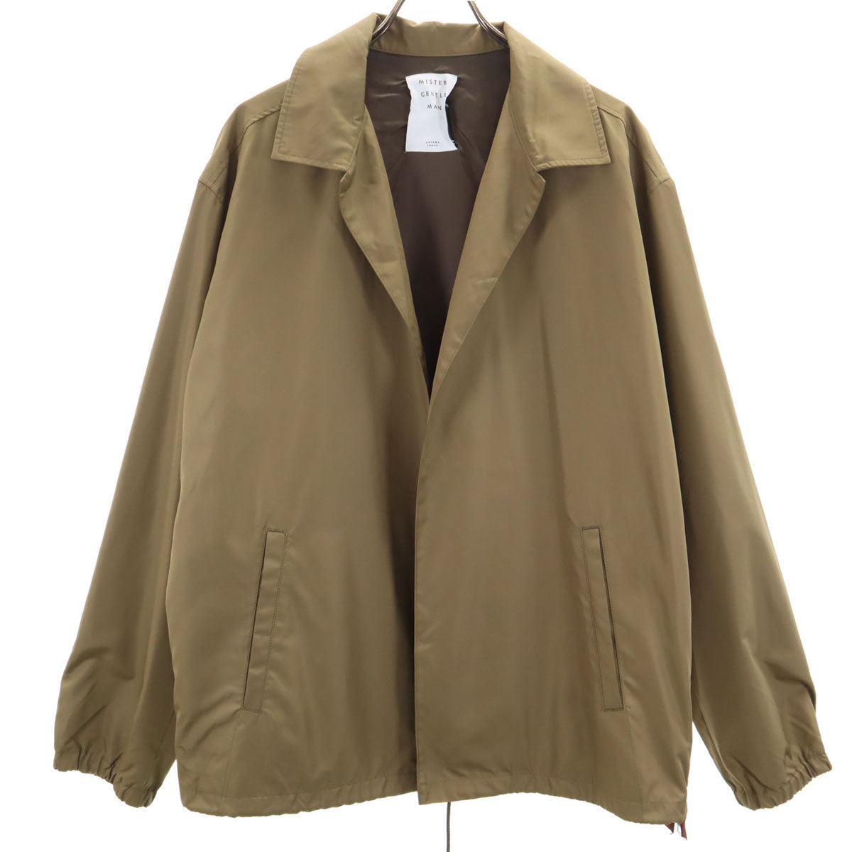 Mr.GENTLEMAN ミスタージェントルマン ジャケット カーキベージュ メンズ