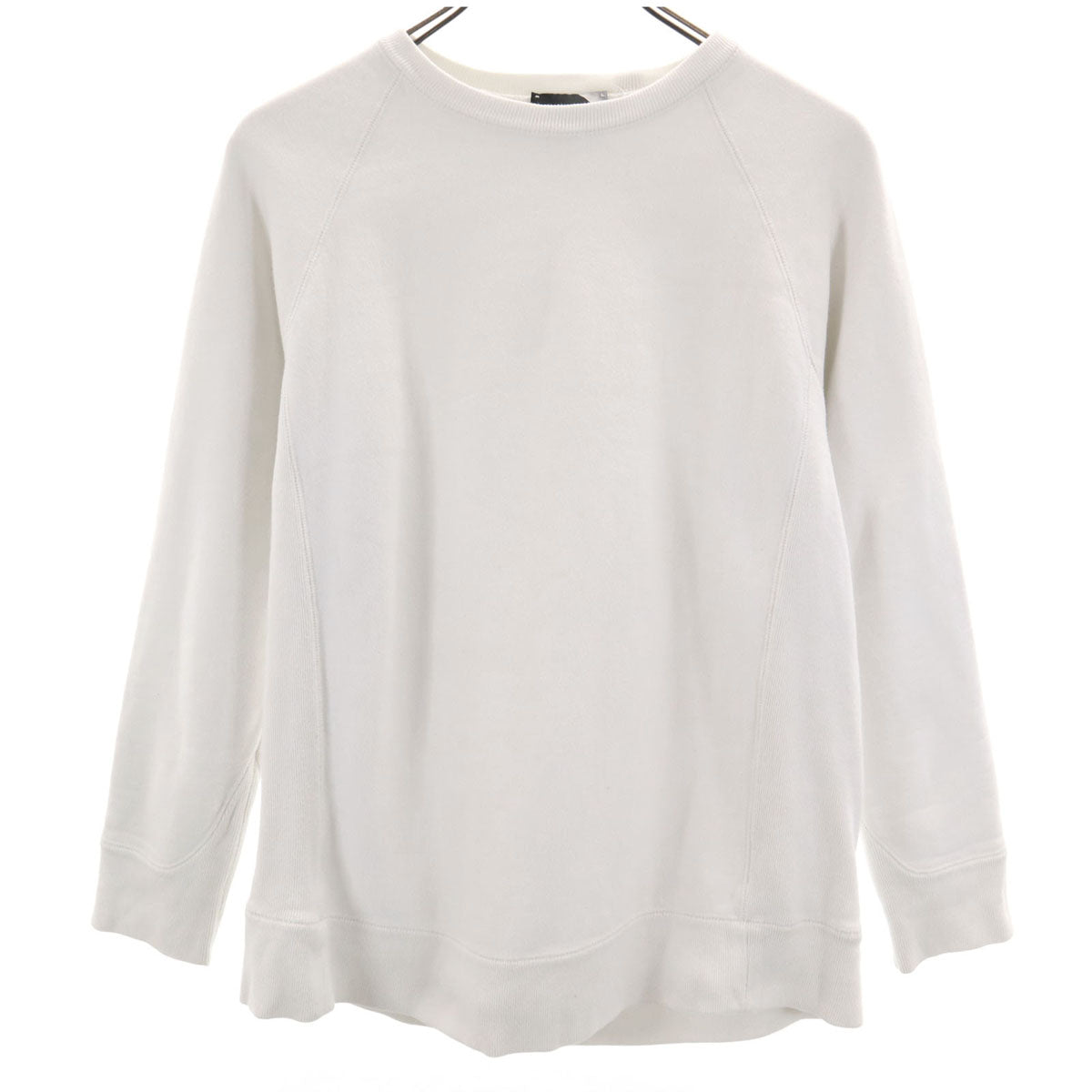 ATON エイトン 日本製 長袖 スウェット 2 ホワイト レディース