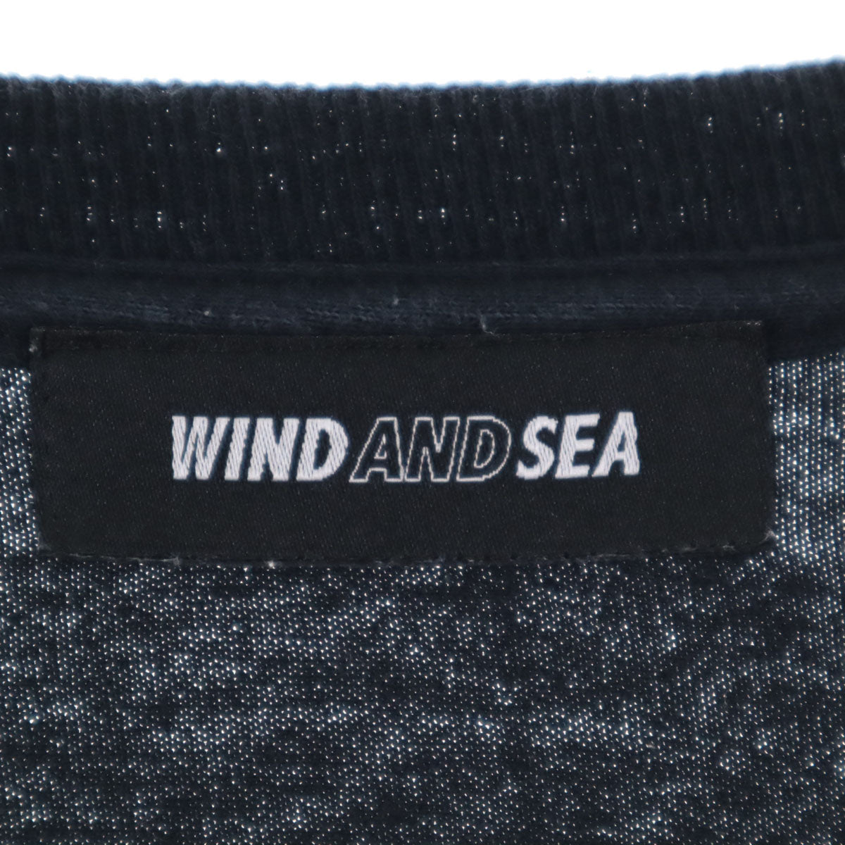 WIND AND SEA ウィンダンシー バックプリント JEROME 長袖 Tシャツ XL ブラック ロンT メンズ