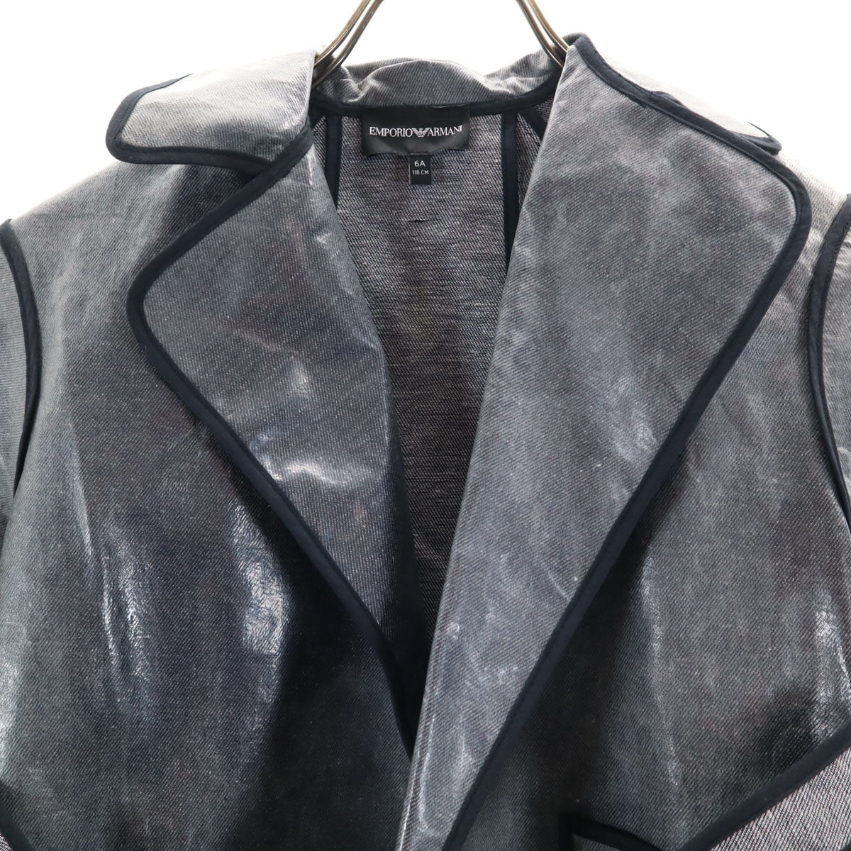 Emporio Armani エンポリオアルマーニ レインコート 6A グレー キッズ