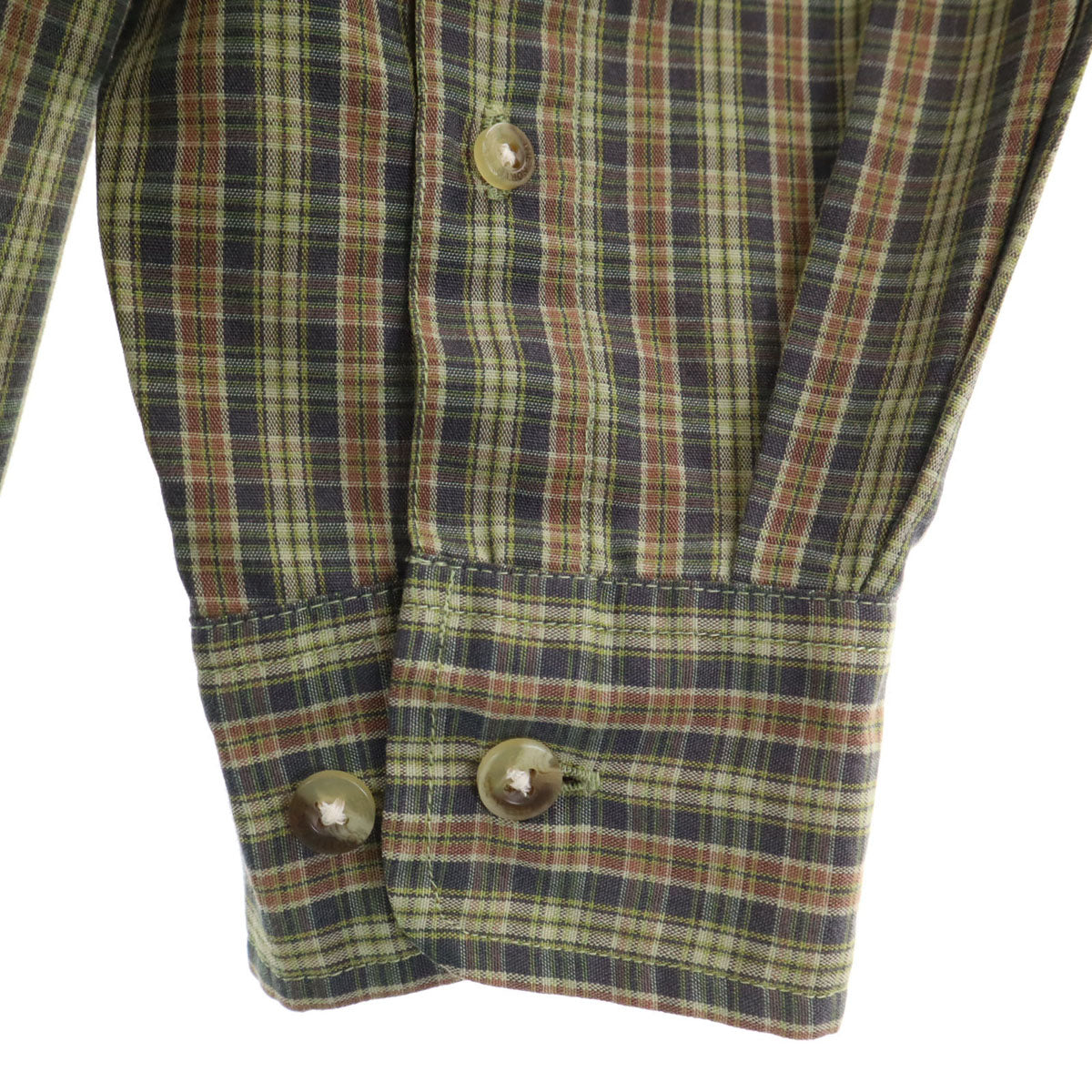 THE NORTH FACE ノースフェイス 長袖 ボタンダウンシャツ M オリーブ系 アウトドア NT26407 メンズ