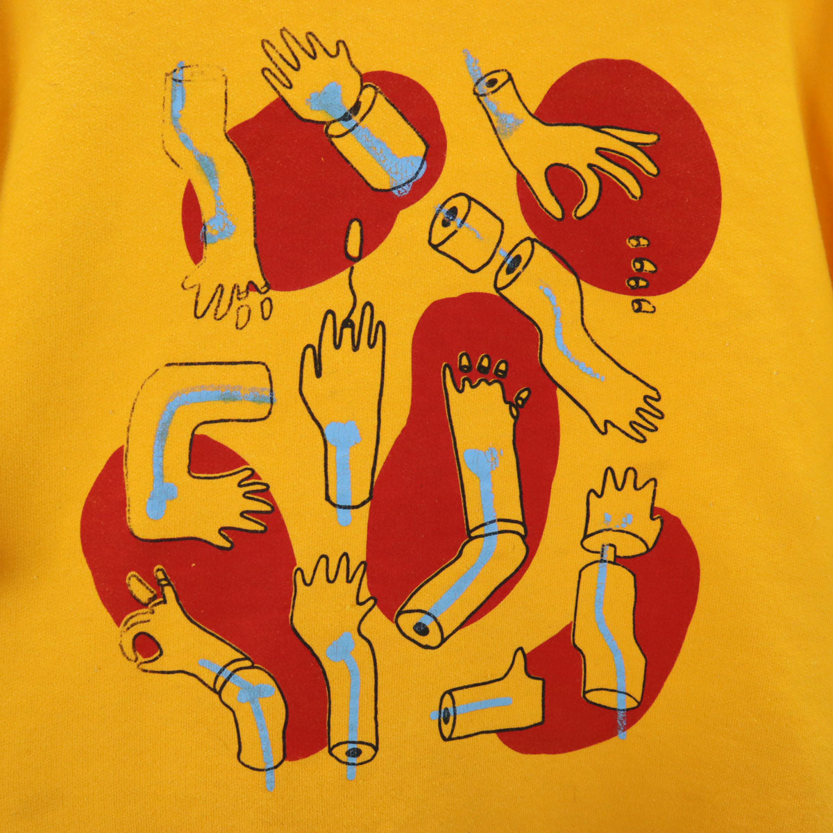 JERZEES ジャージーズ 長袖 スウェット トレーナー M 山吹色 メンズ