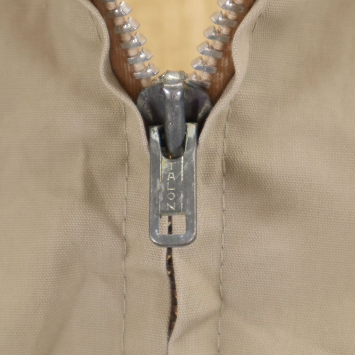 sportswear スポーツウェア 70s ヴィンテージ タロン スイングトップ L グレージュ ジャケット TALONジップ メンズ