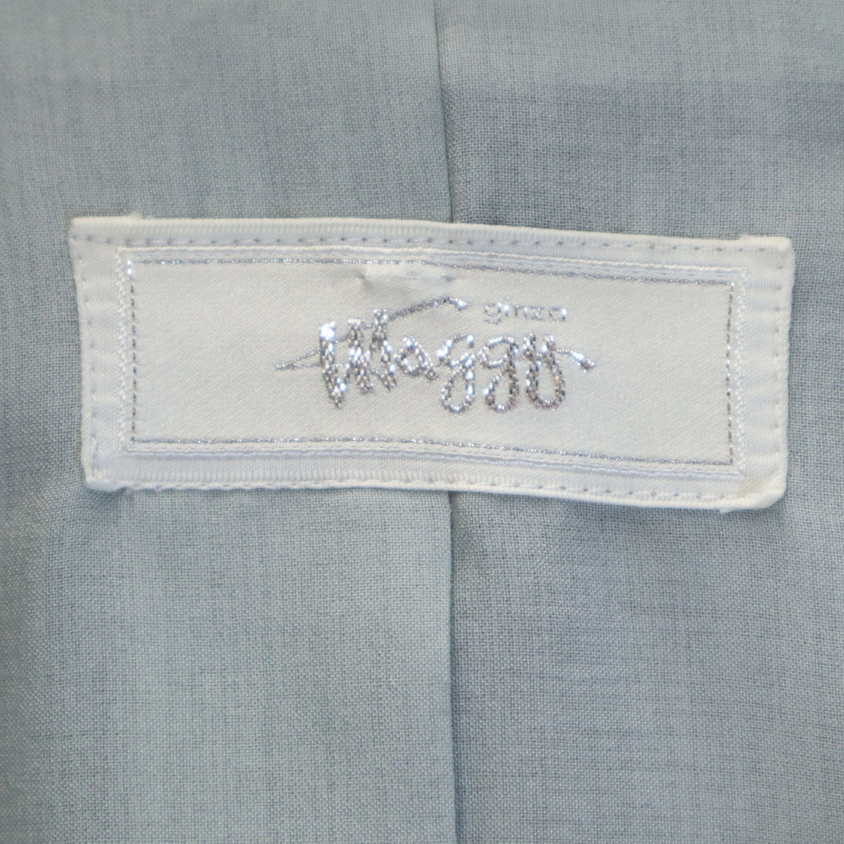 銀座マギー ストライプ柄 ロロピアーナ スカートスーツ 上下 セットアップ 42 グレー x Loro Piana レディース