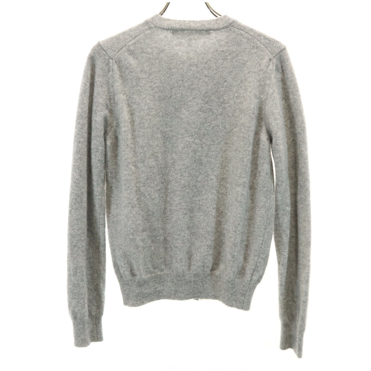 PLAY COMME des GARCONS プレイコムデギャルソン 2021年 日本製 長袖 ニットカーディガン L グレー レディース