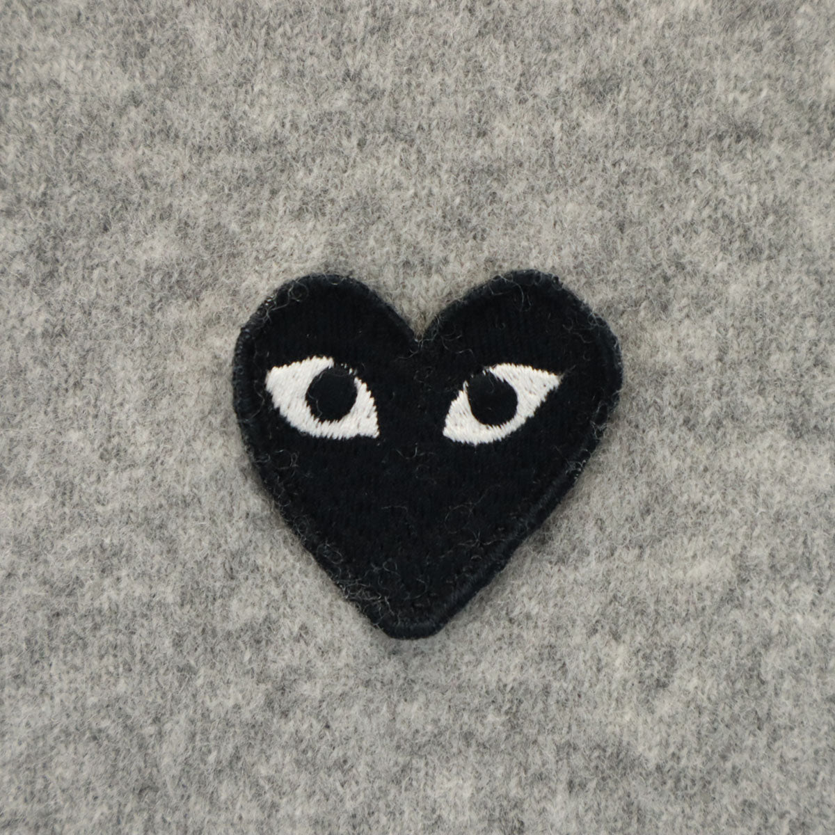 PLAY COMME des GARCONS プレイコムデギャルソン 2021年 日本製 長袖 ニットカーディガン L グレー レディース