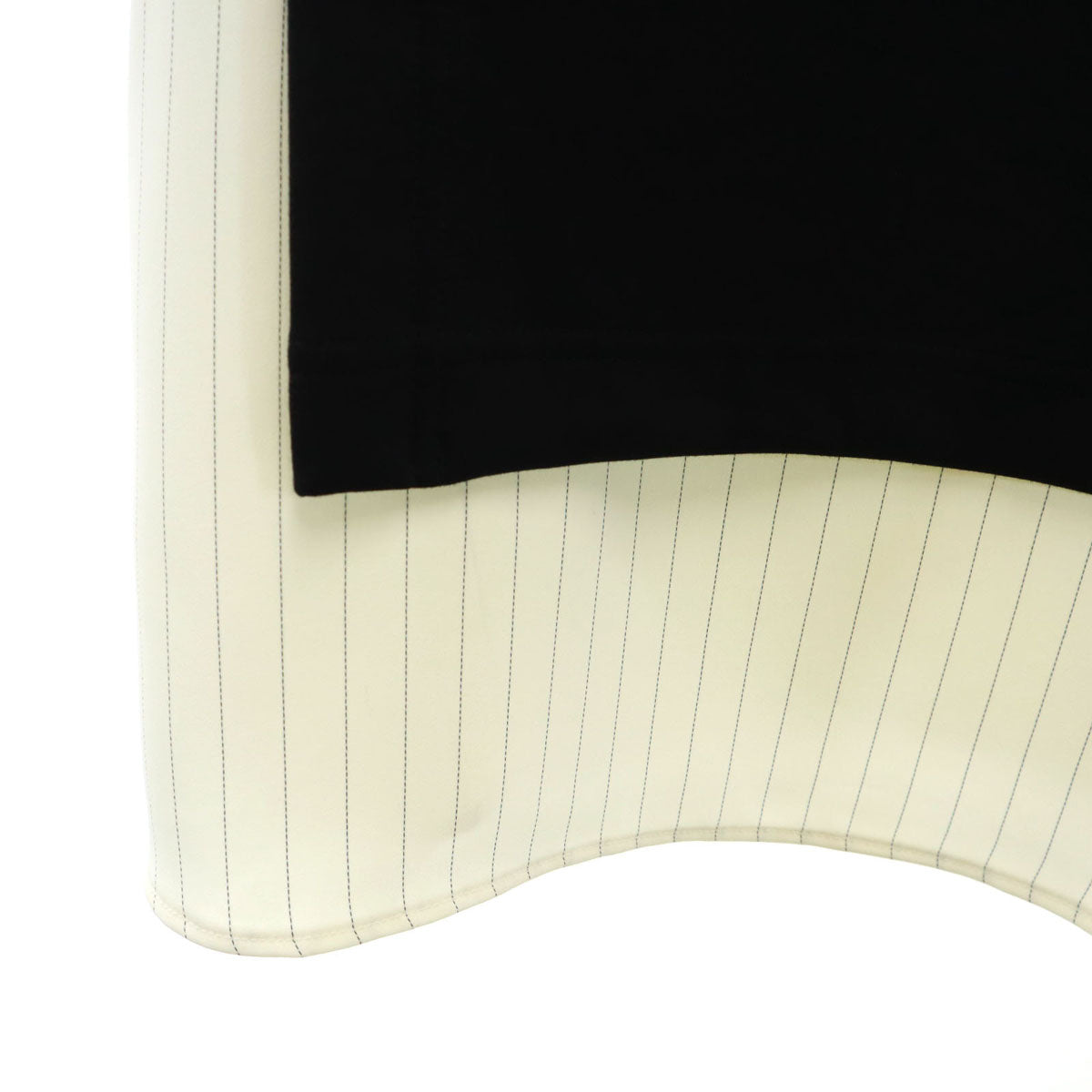 未使用 CULLNI クルニ 日本製 長袖 シャツレイヤード パーカー 1 ブラック メンズ