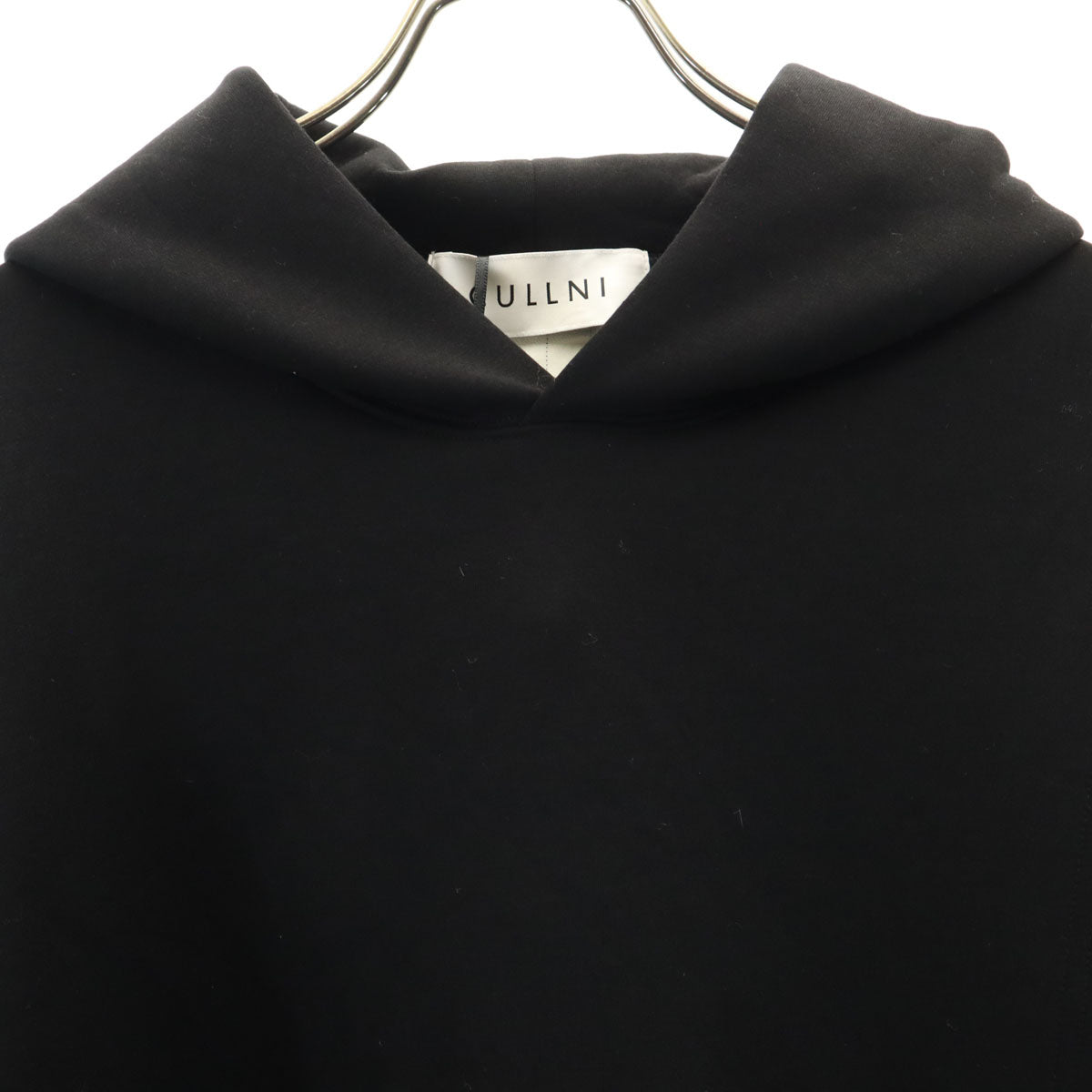 未使用 CULLNI クルニ 日本製 長袖 シャツレイヤード パーカー 1 ブラック メンズ
