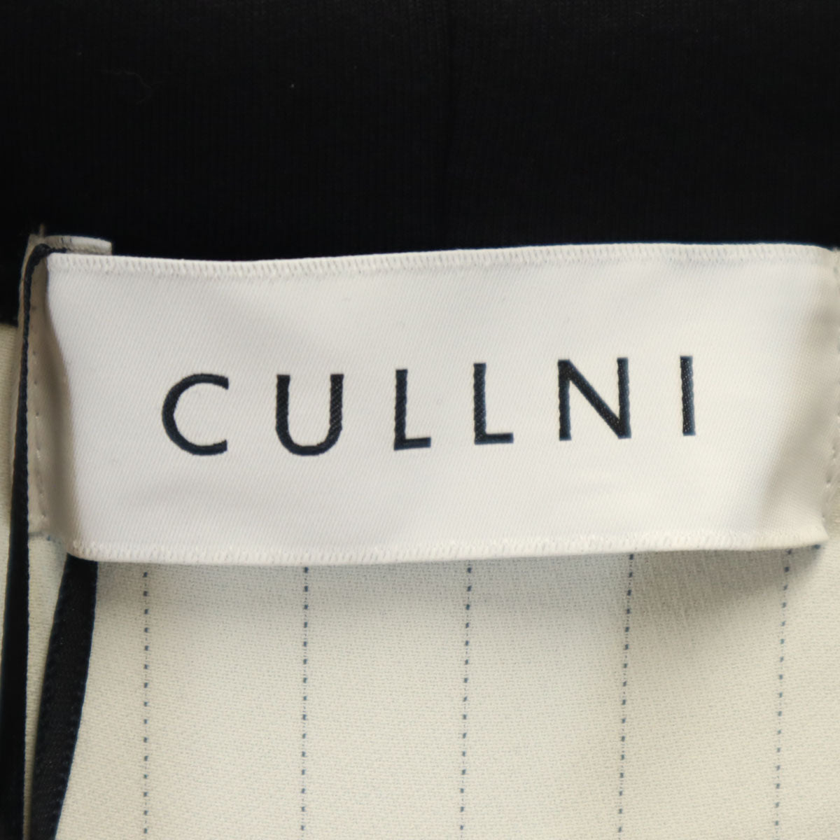 未使用 CULLNI クルニ 日本製 長袖 シャツレイヤード パーカー 1 ブラック メンズ