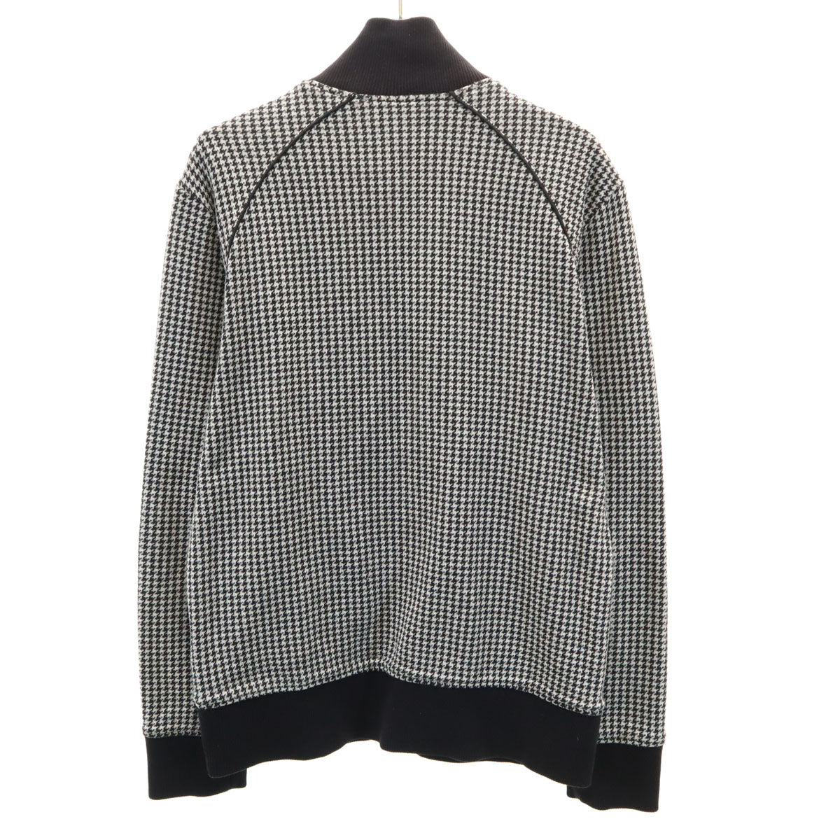 BURBERRY BLACK LABEL バーバリーブラックレーベル ハウンドトゥース柄 リバーシブル ジャケット 2 ブラック 三陽商会 千鳥格子 メンズ