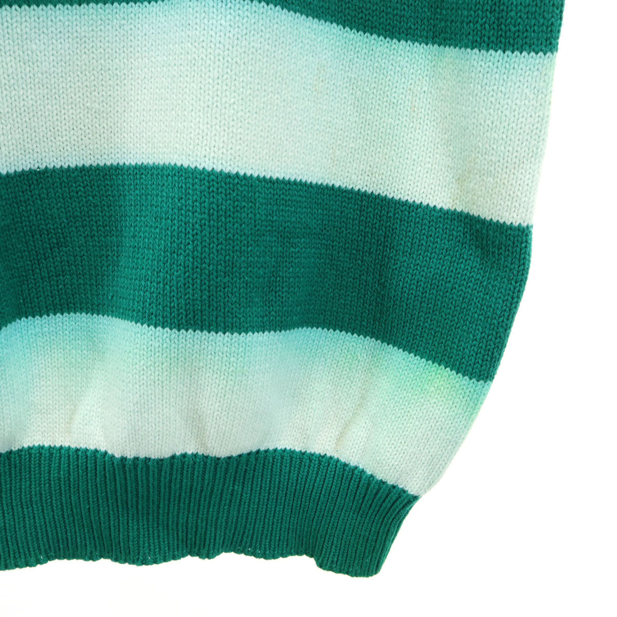 IZOD LACOSTE アイゾッドラコステ 90s オールド ボーダー柄 長袖 セーター L グリーン ニット メンズ