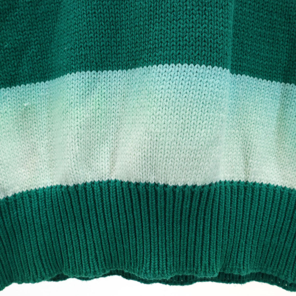 IZOD LACOSTE アイゾッドラコステ 90s オールド ボーダー柄 長袖 セーター L グリーン ニット メンズ