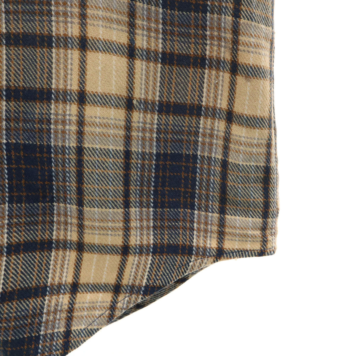 The Men's Shop ザ メンズショップ 80s ヴィンテージ チェック柄 長袖 シャツ L ベージュ JC Penney メンズ