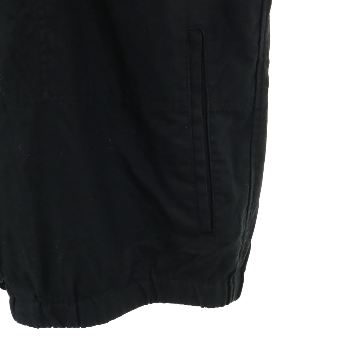 LANVIN en Bleu ランバンオンブルー 日本製 ジップジャケット 52 ブラック レディース