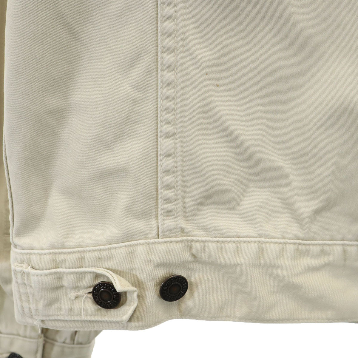 Levi's リーバイス 90s 日本製 オールド デニムジャケット M グレージュ レディース