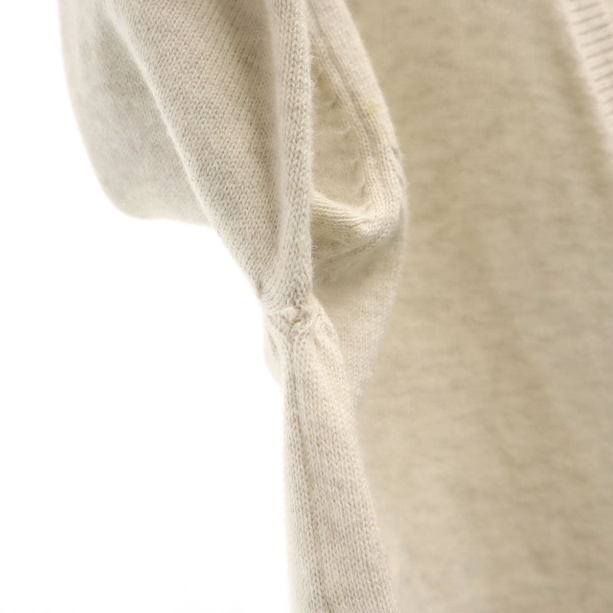 ZADIG&VOLTAIRE DELUXE ザディグエヴォルテールデラックス バック スカル 5分袖 ニットカーディガン TS ベージュ系 レディース