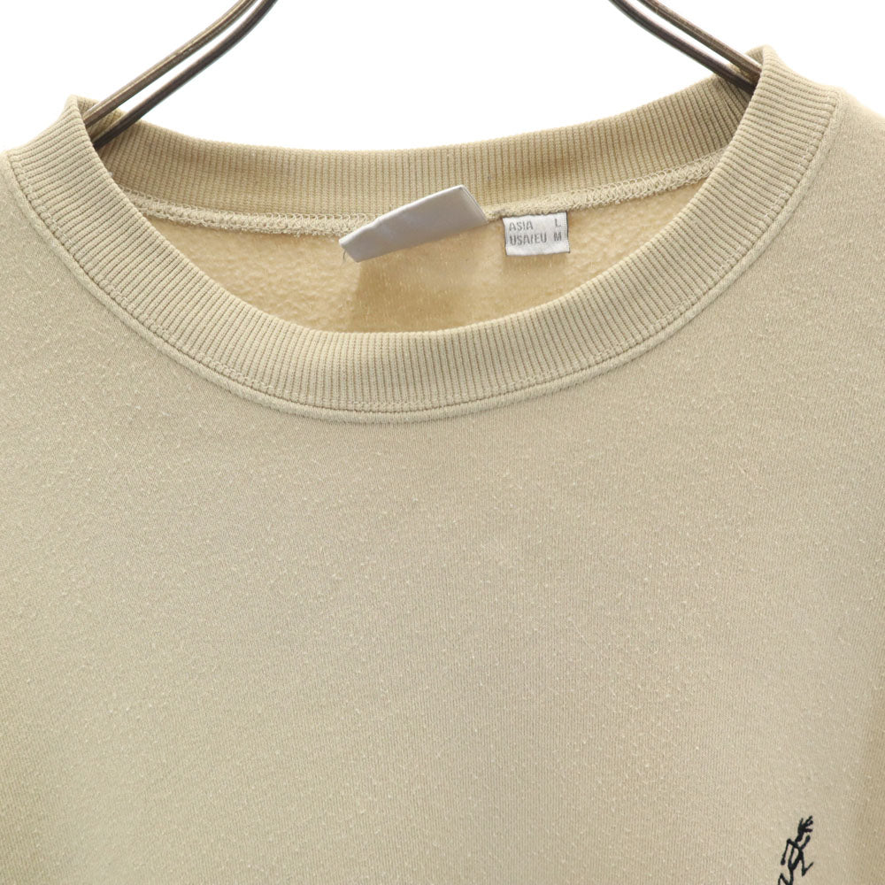 Gramicci グラミチ 長袖 スウェット トレーナー L ベージュ 裏起毛 メンズ