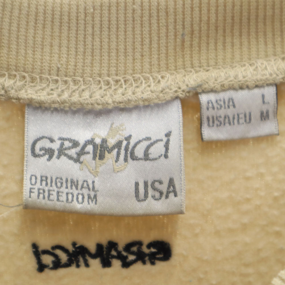 Gramicci グラミチ 長袖 スウェット トレーナー L ベージュ 裏起毛 メンズ